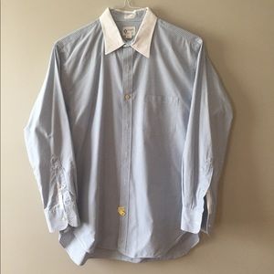 J Crew Men’s Striped Button Down Long Sleeve Shirt